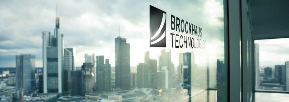 Ausblick aus dem Brockhaus Technologies Büro auf Frankfurt